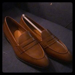 Italian leather loafers